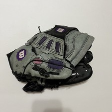 Wilson Girls Baseball Glove T-Ball Mitt EZ Catch 10" A0325 GT10 Gray Black WS826