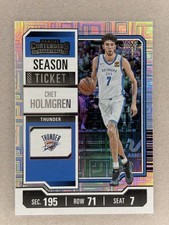 2023-24 Panini Contenders CHET HOLMGREN Season Ticket #33 Mojo - NBA Finals OKC