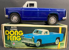 Dong Feng Blue Truck Ranchero Tin Toy Car Friction Drive MF 033 with Box