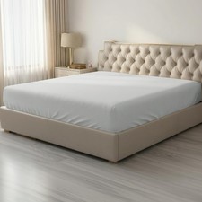 Twin XL Fitted Sheet Only Soft Bottom Sheets Deep Pockets 39x80 Inch Gray