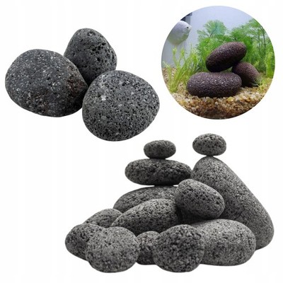 Aquarium-Dekorationsstein Lava Schwarz 1kg 3-12cm PREMIUM