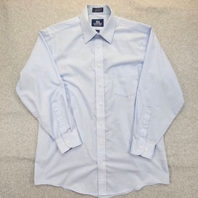 Stafford Men's Dress Shirt Light Blue 16 32/33 Cotton Polyester | eBay Stafford Men's Dress Shirt Light Blue 16 32/33 Cotton Polyester | eBay
