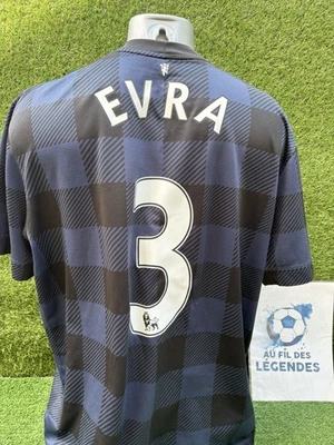 Maillot Evra Manchester United Nike Football Shirt Vintage Jersey Maglia Calcio - Photo 1/4