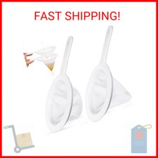2 Pcs Baby Brine Shrimp Net Brine Shrimp Sieve Fish Net Aquarium 80 Mesh 200 Mes