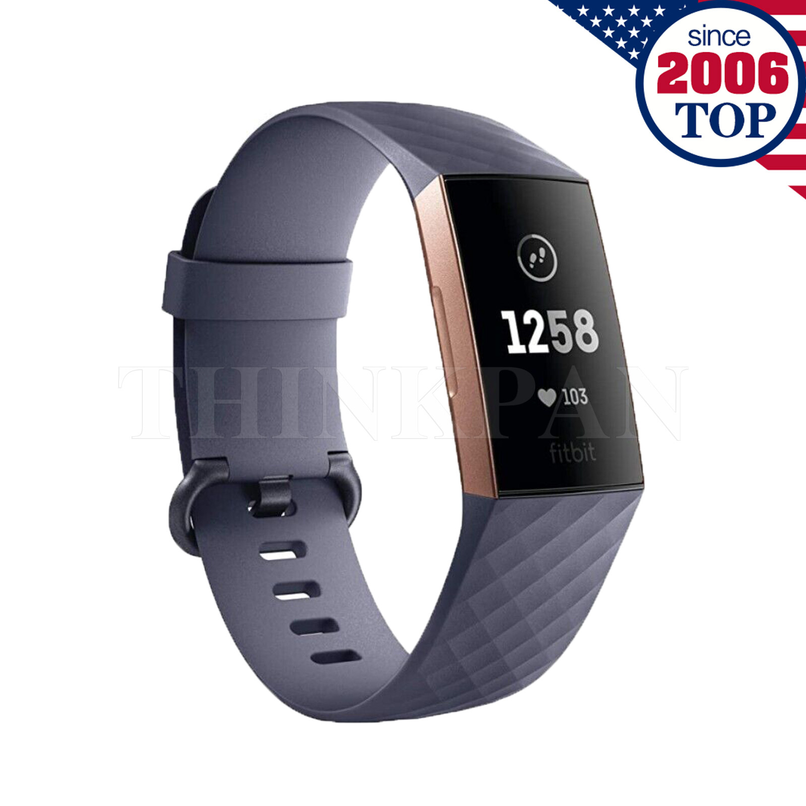 Fitbit Charge 3 Fitness Activity Tracker + Heart Rate Monitor S & L ...