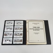 Vintage Original TRS-80 Business Systems Payroll Software Cassettes  Manual