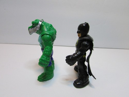 Imaginext DC super friends Killer Croc and Batman with accessories - Picture 6 of 11