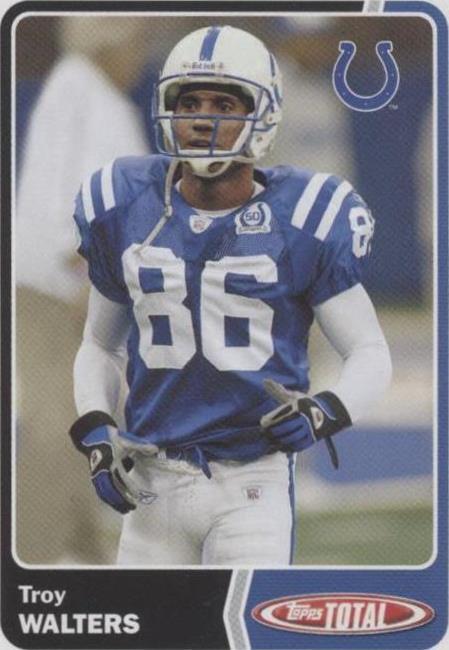 2003 Topps Total Troy Walters #292 - 1 of 2