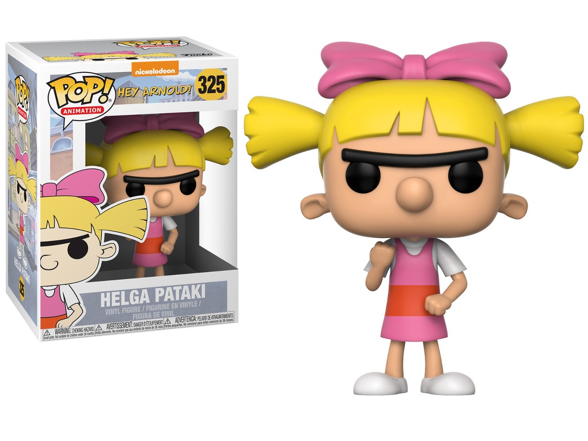 New Pop TV: Hey Arnold - Helga Pataki 3.75" Funko Vinyl COLLECTIBLE
