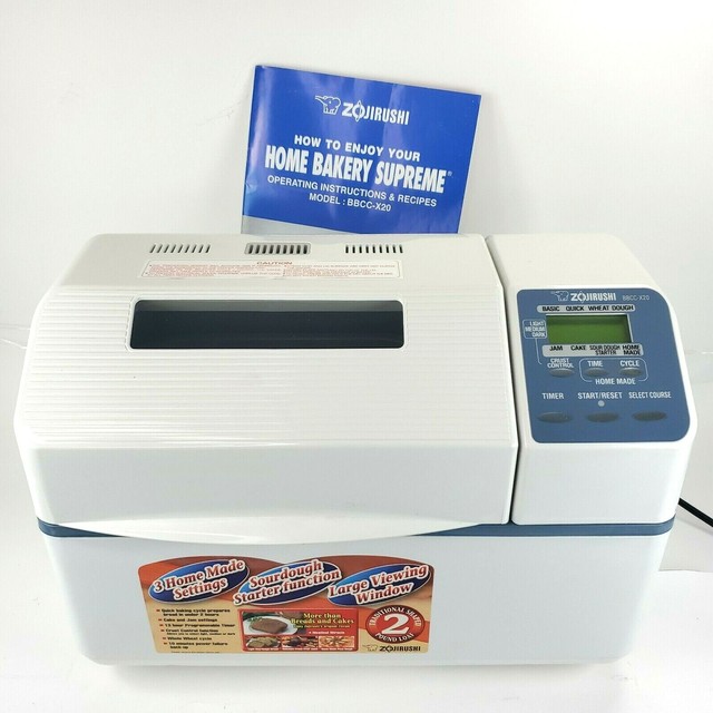 zojirushi bread maker bbcc x20 recipes