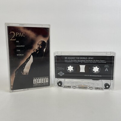  2Pac Me Against The World Cassette Tape 1995 Album Hip Hop Rap Tupac TESTED 