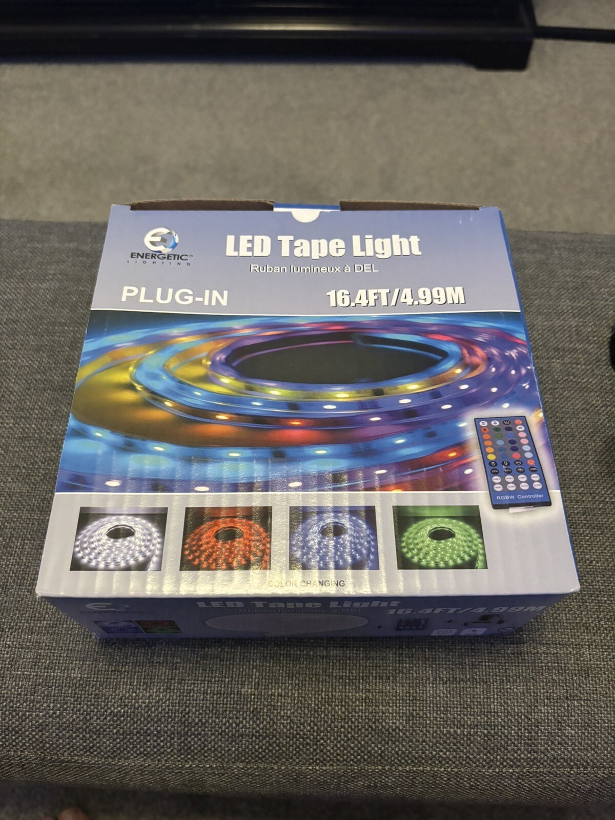 16.4ft RGB LED Strip Lights with Remote for Color-Changing Room Ambiance-image