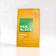 2023 H & R Block Basic Simple Tax Situations Software