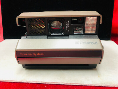 Vintage Polaroid Spectra System Instant Film Camera, BATTERY