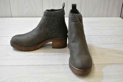 Crown Vintage June Chelsea Boot | Women's | Grey | Size 11 | Boots | Block | Bootie | Chelsea | Lug