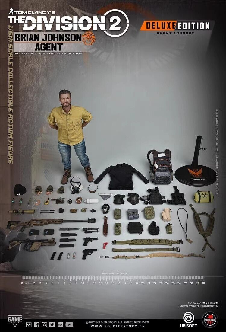 SOLDIER STORY The Division 2 Agent Brian Johnson 1/6 Figure Model