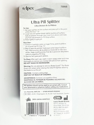 APEX ULTRA PROFESSIONELLER PILLENSCHNEIDER SELBSTEINZIEHENDE KLINGE - Bild 7 von 7