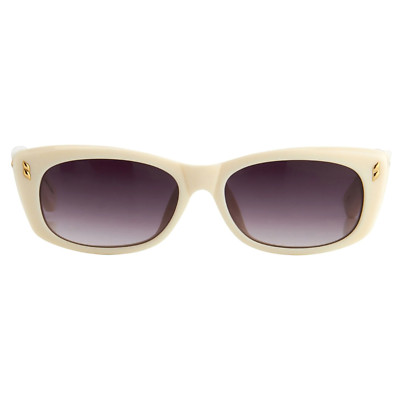 Agent Provocateur Sonnenbrille rechteckig weiß und grau