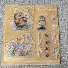 Country Companions Sunshine Meadows Clear Stamp Set Hallmark Cards 10 piece Set