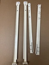 Drawer slides, 23 5/16" cabinet, beige, 3/4 ext, with P-bend 260 brackets