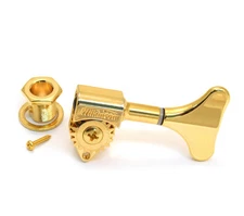(1) Wilkinson Gold Open Gear Right Hand/Bass Side Mini Bass Tuner TK-7556-002