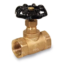 Brass Short Globe Style Stop Valve 1/2"in-3/4"in Lead Free FIP Connections USA 
