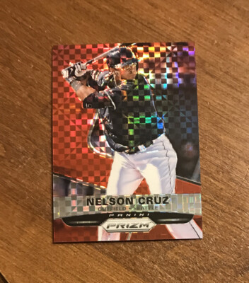 Nelson Cruz 2015 Prizm Red Power Prizms #124 Brewers Rangers Mariners /125