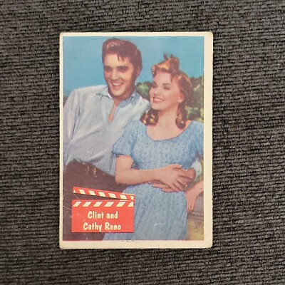 1956 Topps Bubbles Inc Clint And Cathy Reno Elvis Presley #47 | eBay