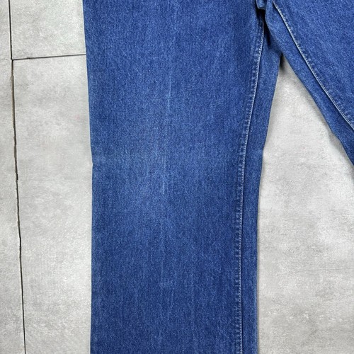 Vtg Lee Riders Denim Blue Jeans Size 36x31 Talon Zipper Union Made Leather Tag - Picture 8 of 24
