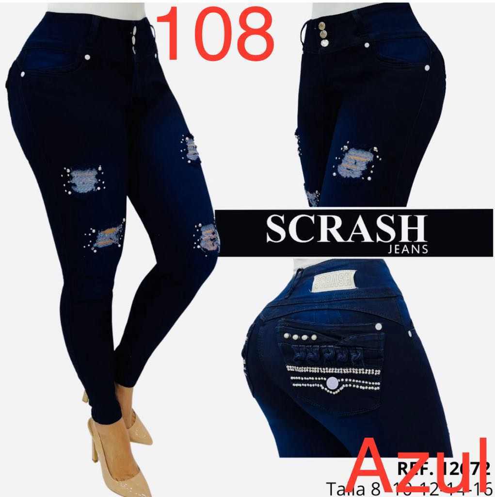 Colombianos Sc108 Authentic Colombian Push Up Jeans, Jean Le