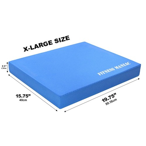 Foam Balance Pad for Gym Workout Fitness Exercise for Home and Work Blue - Picture 3 of 7
