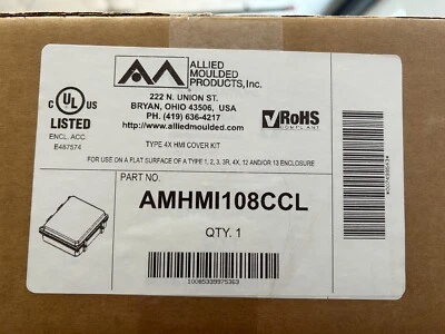 AMHMI108CCL - ALLIED MOULDED PRODUCTS 10x8 HMI Covers New in box