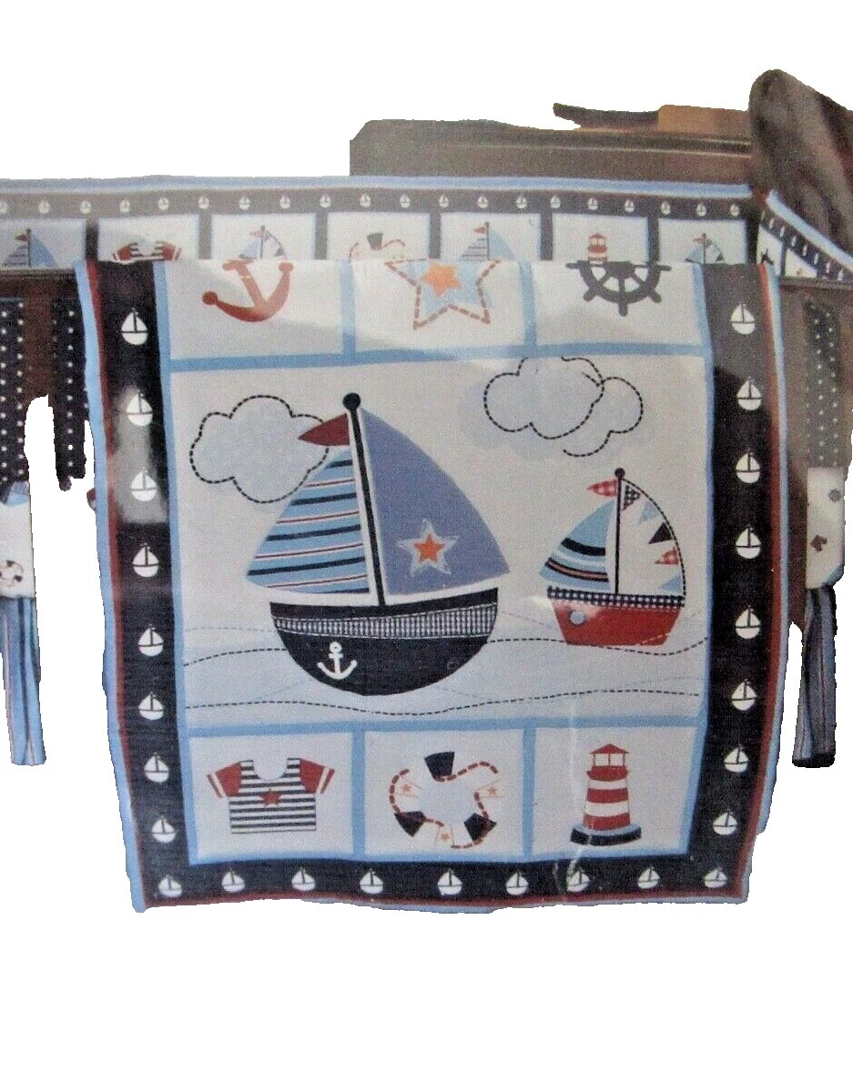 Multicolor Nautical Nursery Bedding Sets