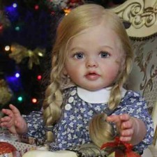 27inch Reborn Baby Doll Toddler Girl Betty Painted Kit DIY Part Hand-Rooted Hair