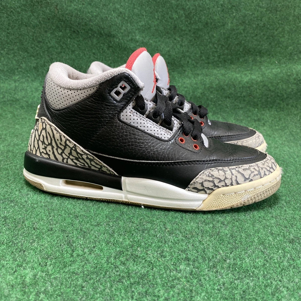 turnering brud Jo da Nike Air Jordan 3 III Retro OG Black Cement 854261-001 Size 4.5Y 2018  Release GS | eBay