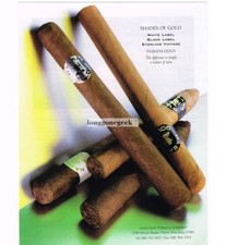 1997 Habana Gold Cigars Vintage Print Ad 