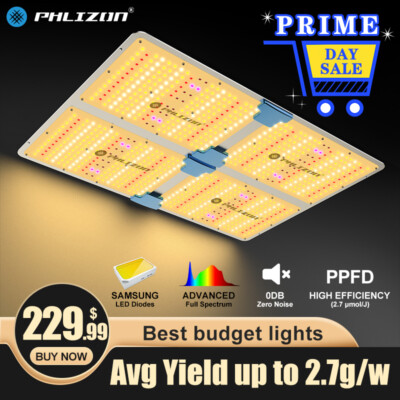 PL-3000W Dimmable Full Spectrum LED Grow Light for Indoor Plants 4x4ft Coverage
