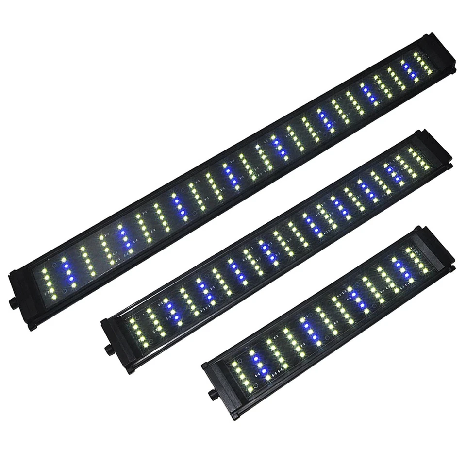 Beamswork DA 6500K LED Luz Acuario Planta Agua Dulce 24 36 48 72 Temporizador Fijo Foto 4 de 4