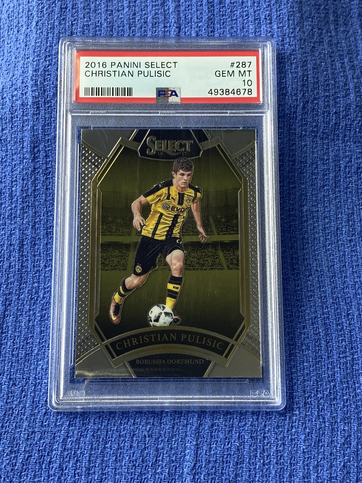 2016 Panini Select #287 Christian Pulisic Rookie RC PSA 10