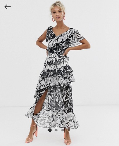 Ladies Maxi Floral Dress Size 12