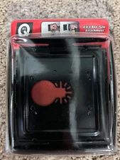 Magnepull QBit Oscillating Tool Saw Blade SQ1000-4X4 Cuts 4" Square Boxes NIB