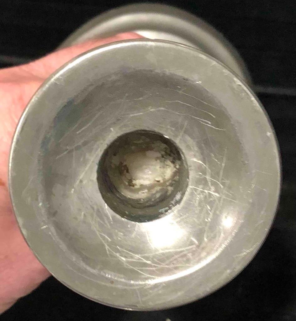 Pair of Antique American Pewter Candlesticks, H. Homan, Cincinnati, OH, c. 1842 eBay