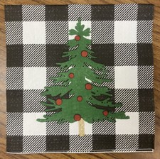 Servilletas Papel Navidad Talking Tables - Diseño Corona Bayas - 20 Unidades - 33x33 Cm - Rojo/Verde