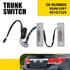 Rear Trunk Release Switch New For Chevy Cruze 2011-2016 With Licence Plate Lamp