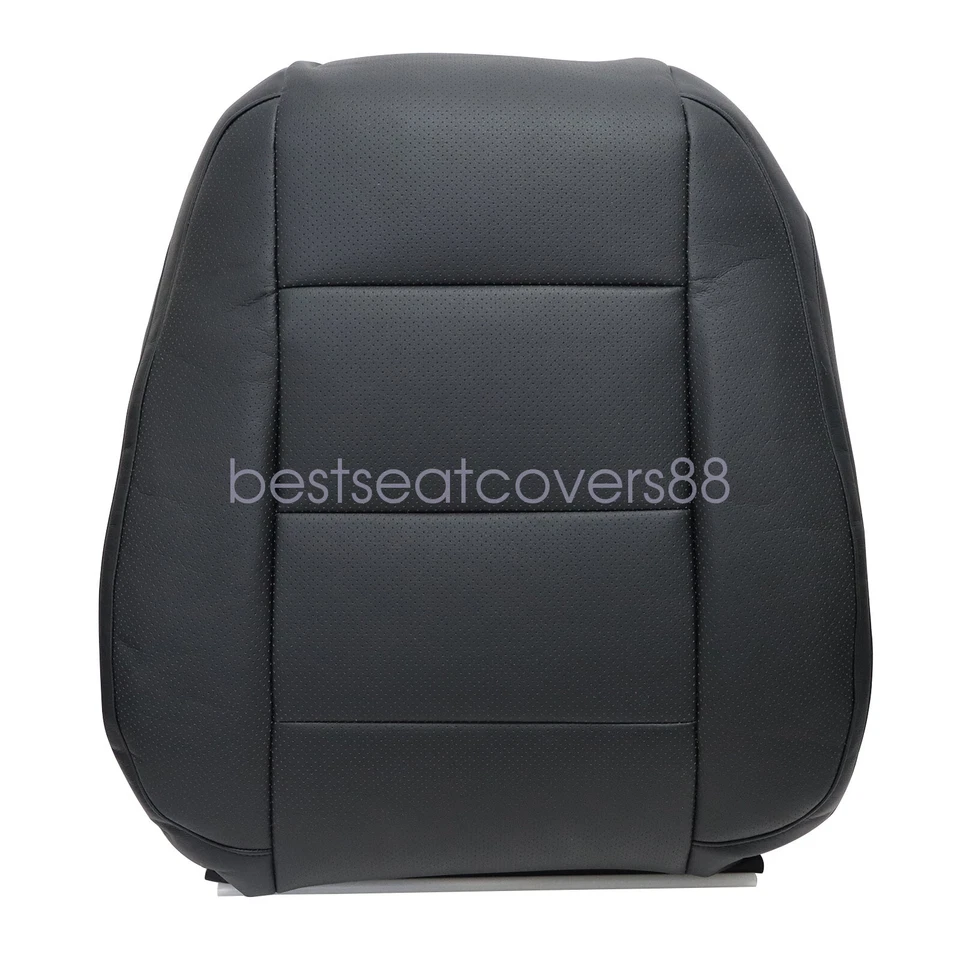 Cubierta de asiento delantera inferior y superior de cuero Perf negra para Volkswagen Jetta 2006-2010 Foto 4 de 4