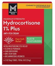 Member's Mark Hydrocortisone 1% Anti-Itch Cream, 2oz (4 Pack)