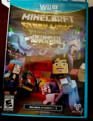 New Wii U Minecraft Story Mode The Complete Adventure Never Played Ebay