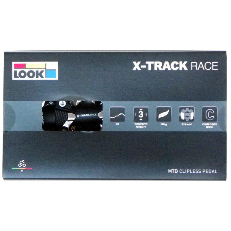 Pédales LOOK X-TRACK RACE Noir en composite haute résistance durable