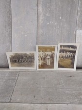 WW2 U.S. Military Soldiers Standing In Formation 1942 PHOTO Lot Of 3