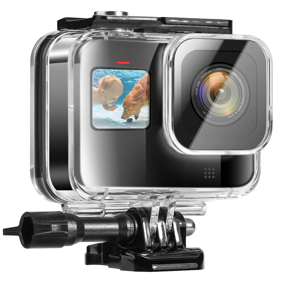 Waterproof Case for GoPro Hero 8 Black Protective Underwater Dive Housing Shell - Image 2 of 4